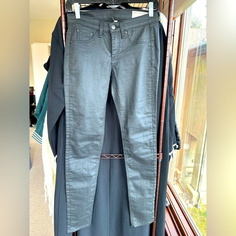 Rag & Bone Black Skinny Jean Size 26
